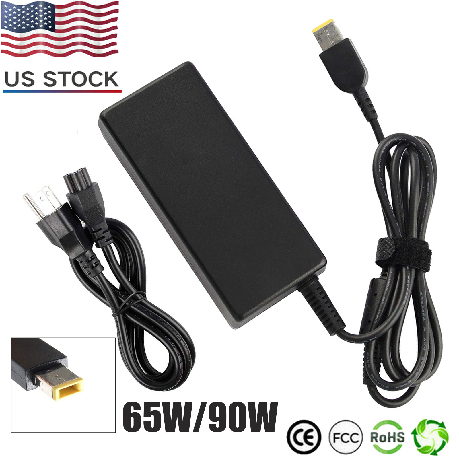 65/90W AC Adapter Charger for Lenovo ThinkPad E431 E440 E450 E455 E460 E531 E540