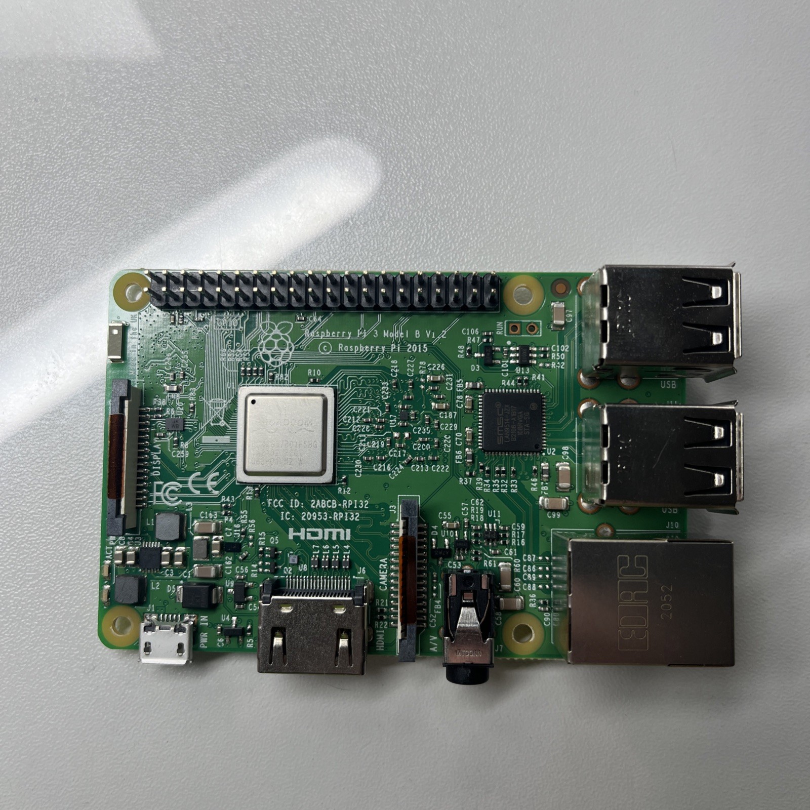 Raspberry Pi 3 Model B V1.2 – Quad-Core CPU, 1GB RAM, Wireless & Bluetooth