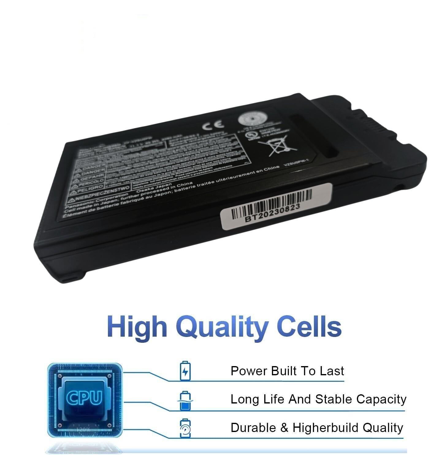 New CF-VZSU0PW CF-54 CF-VZSU0PR 46W battery Replacement For Panasonic TOUGHBOOK