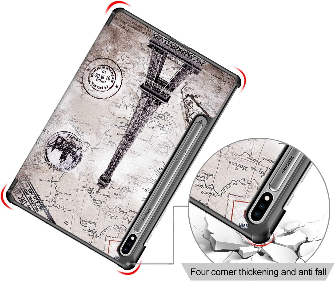 For Samsung Galaxy Tab S9 Ultra/ S8 Ultra Tablet Case 14.6”/ Screen Protector