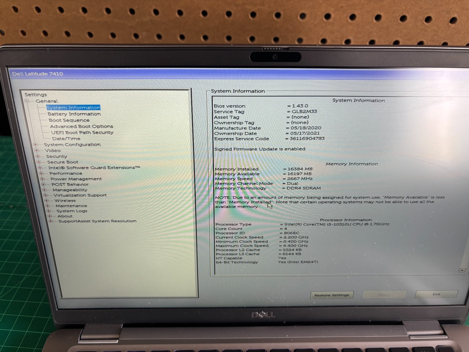 Dell Latitude 7410 14″ FHD Laptop i5-10310U 16GB RAM 512GB SSD Windows 11 Pro