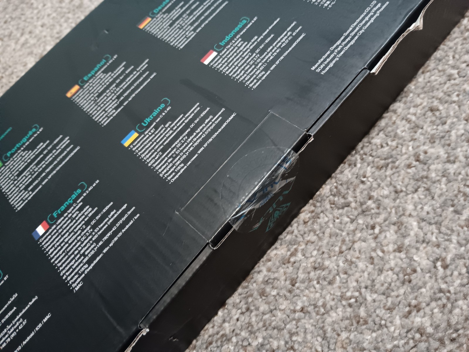Aula F99 Multi-color 99 Key RGB Mechanical Keyboard New Sealed