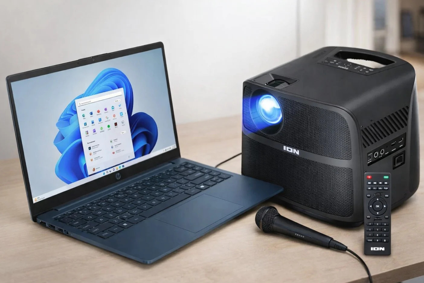 HP Stream 14″ Laptop N150 4GB 128GB W11 “NEW” Projector (Refurbished)