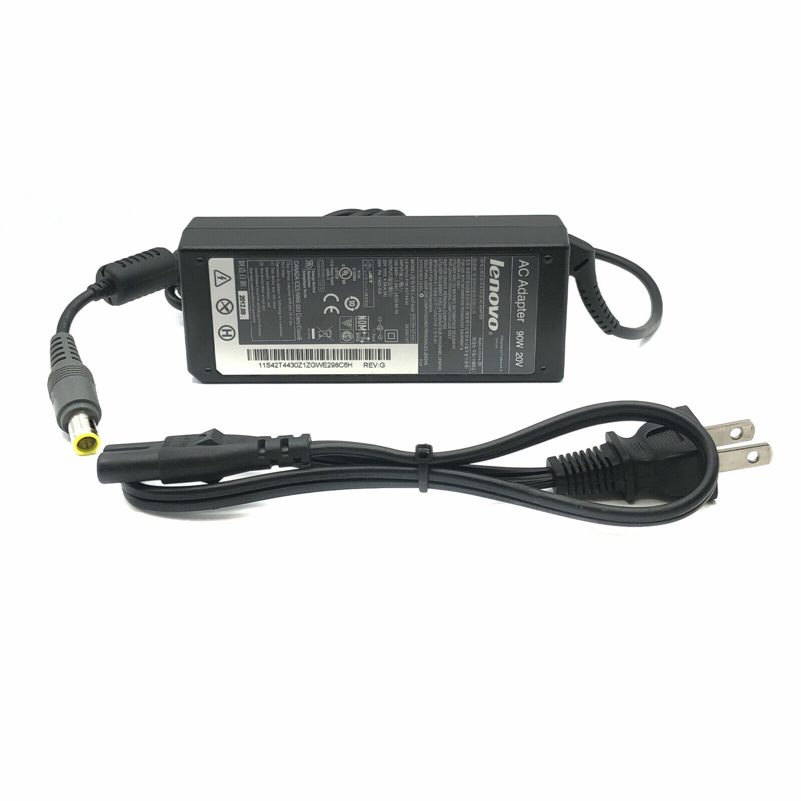 90W Lenovo Genuine Adapter Power Supply 90W ThinkPad Barrel Tip 20V 4.5A