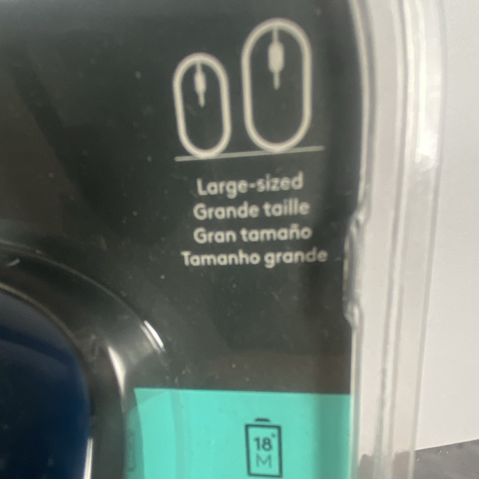 Logitech M310 Wireless USB Optical Mouse 1000 DPI 3-Button Scroll Blue/Black