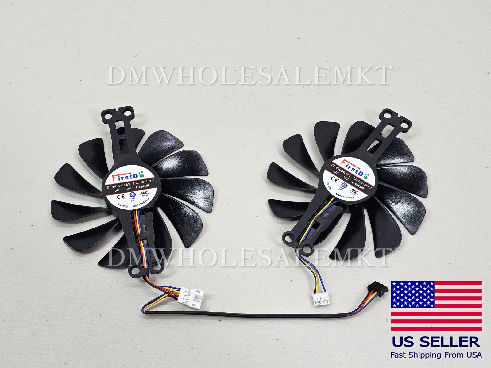 GPU Fan Cooler Replacement For XFX Speedster SWFT 210 RX 6600 6600 XT 6650 XT