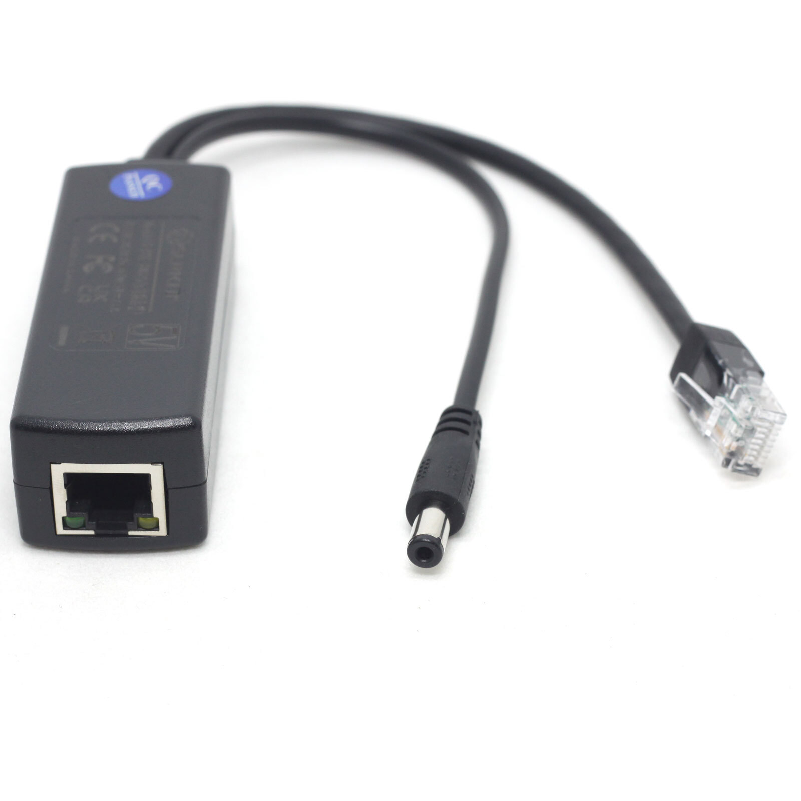 5.5×2.1mm DC 5V 2.4A Active PoE Splitter Power Over Ethernet 802.3af