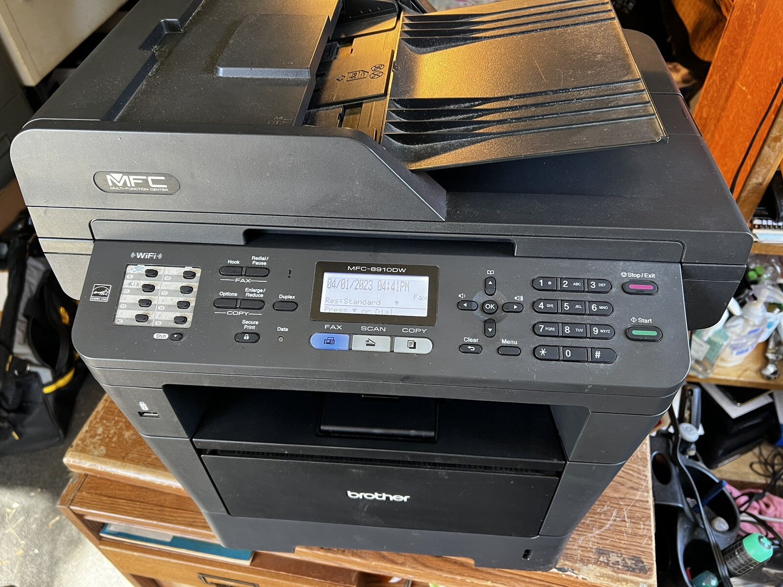 Brother Mfc-8910Dw All-In-One Laser Printer, not working, see description