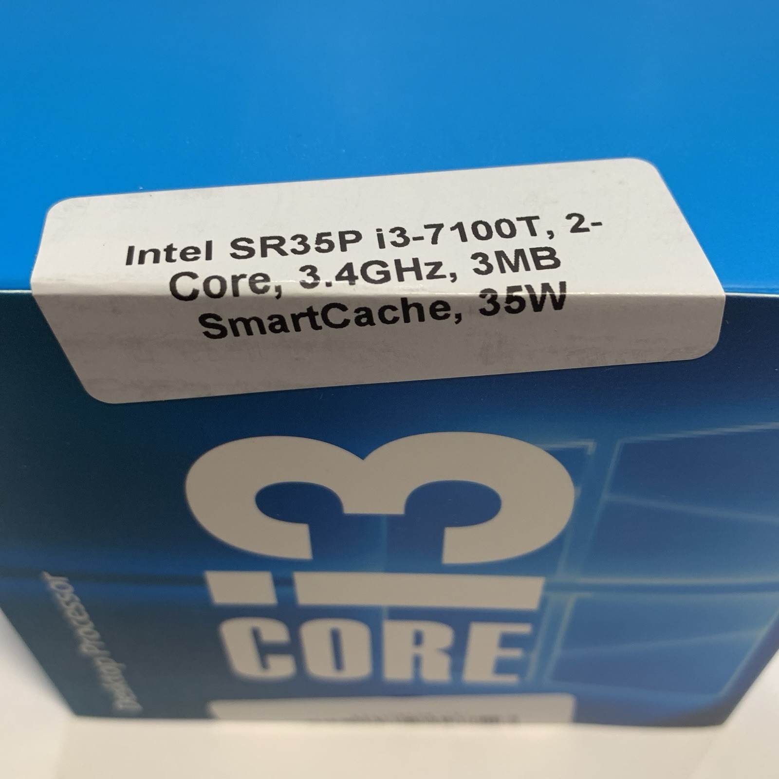 Intel Core i3-7100T 3.40GHz Dual-Core LGA 1151 CPU Processor SR35P
