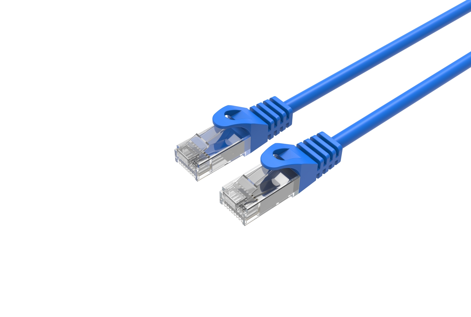CAT6 Slim Ethernet Patch Cable Blue 7FT