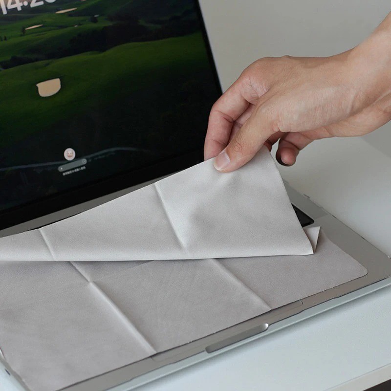 Microfiber Laptop Keyboard Cover Blanket Screen Protective Film Mat