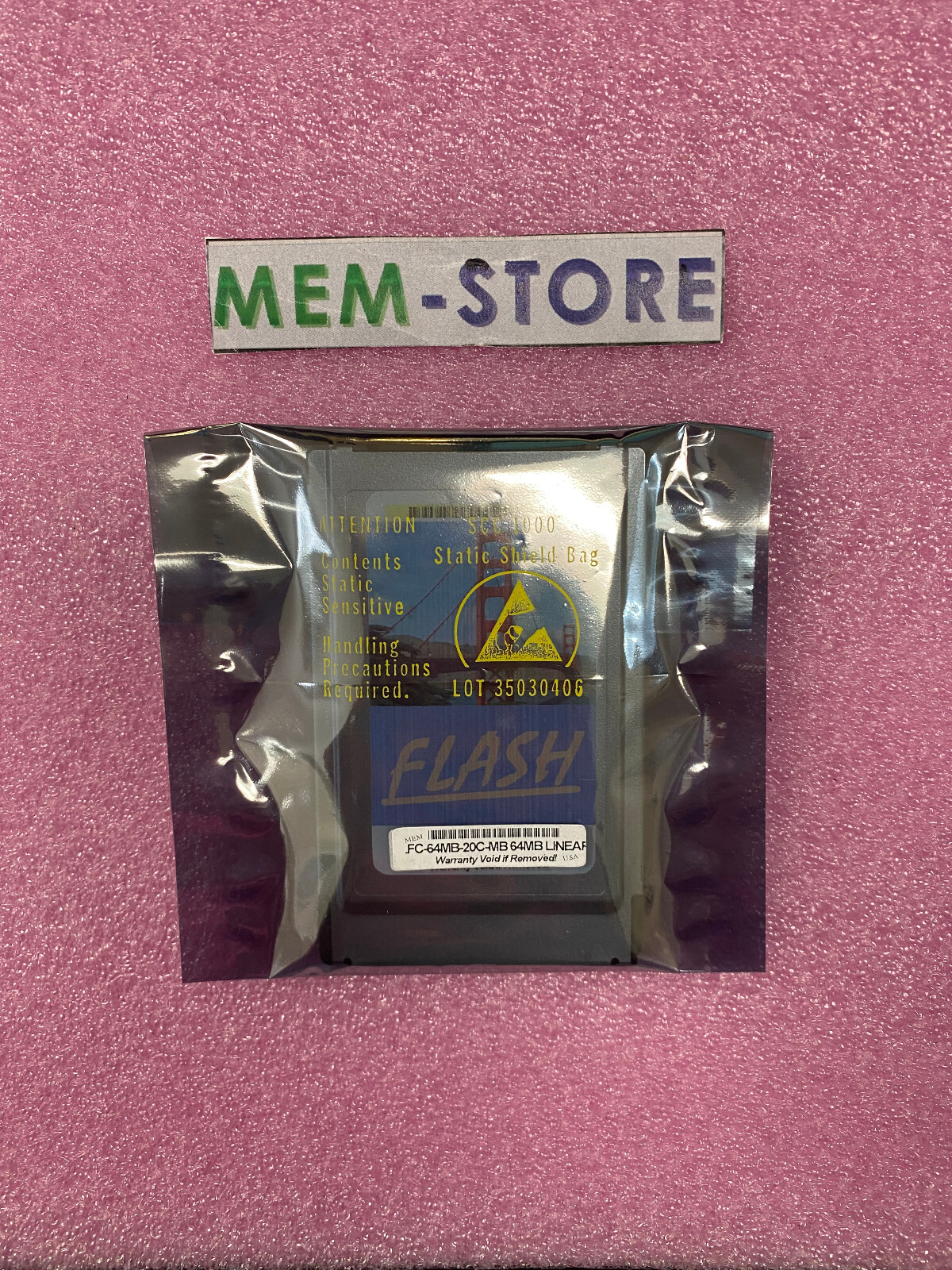 LFC-64MB-20C- Compatible 64MB Linear Flash Card 5V 16-Bit Strata Flash New