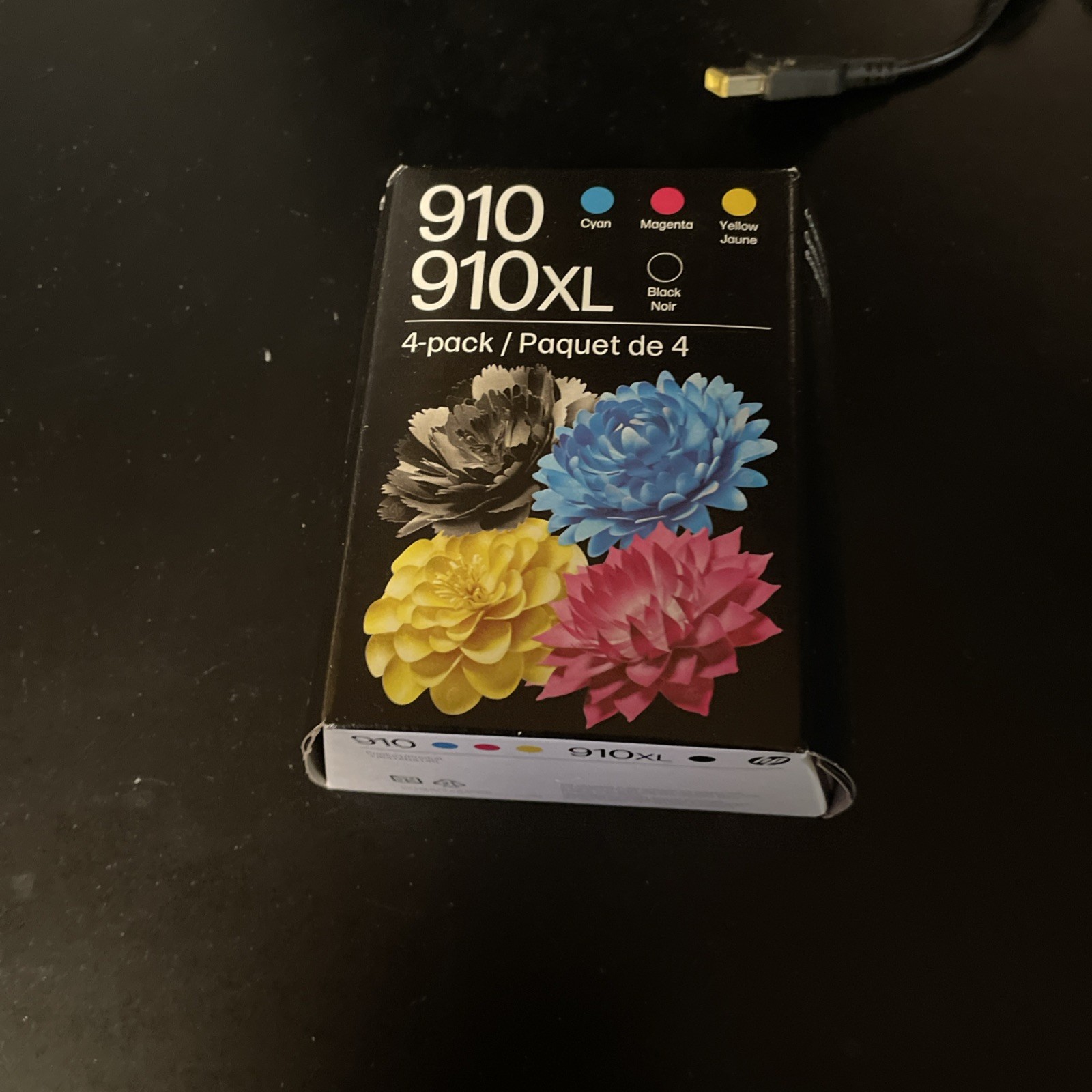 4-PACK HP GENUINE 910XL BLACK & 910 COLOR INK (RETAIL BOX) OFFICEJET PRO 8028