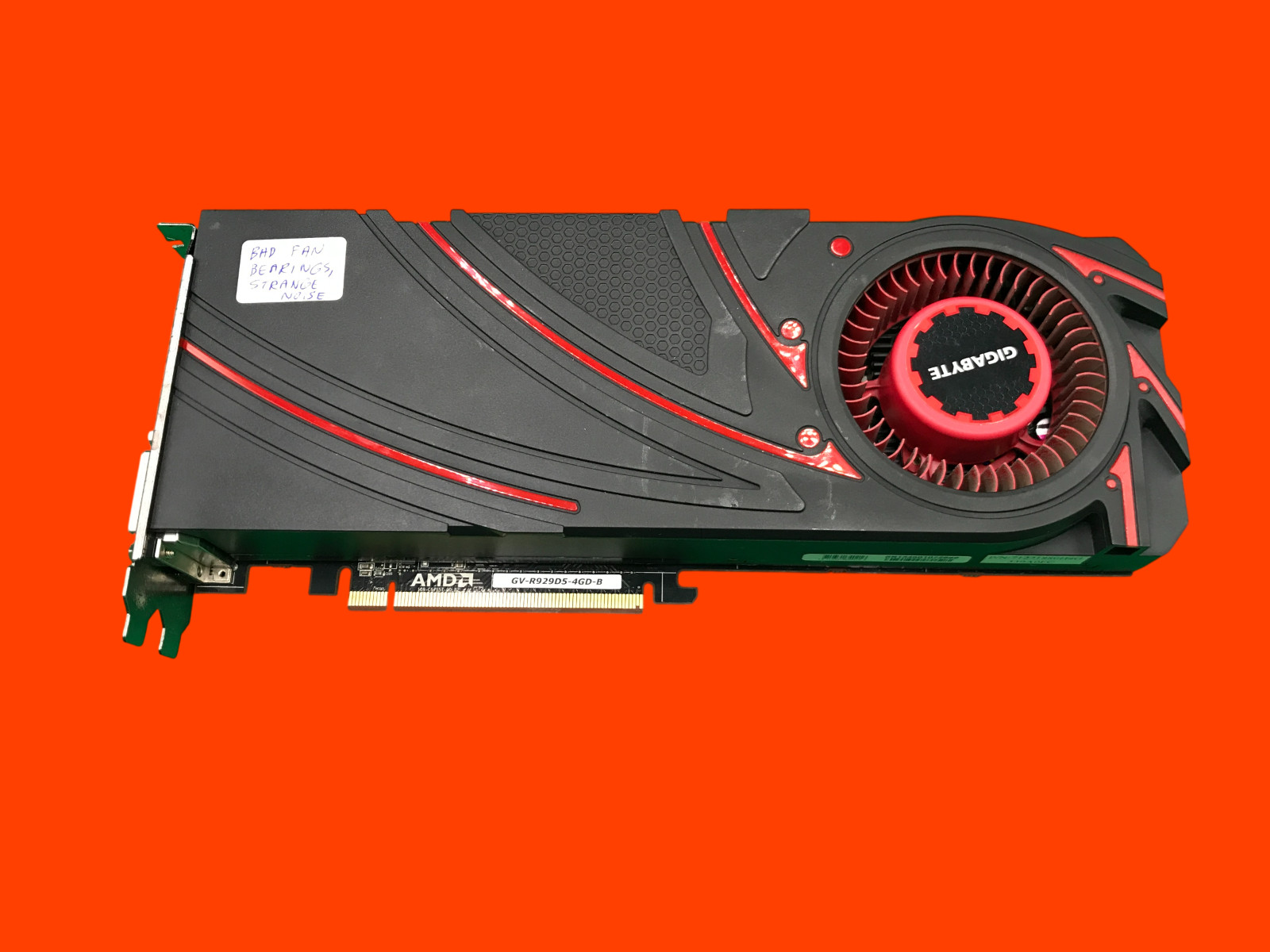 GIGABYTE AMD Radeon R9 290 Graphics Card 4GB GDDR5, FAULTY FAN