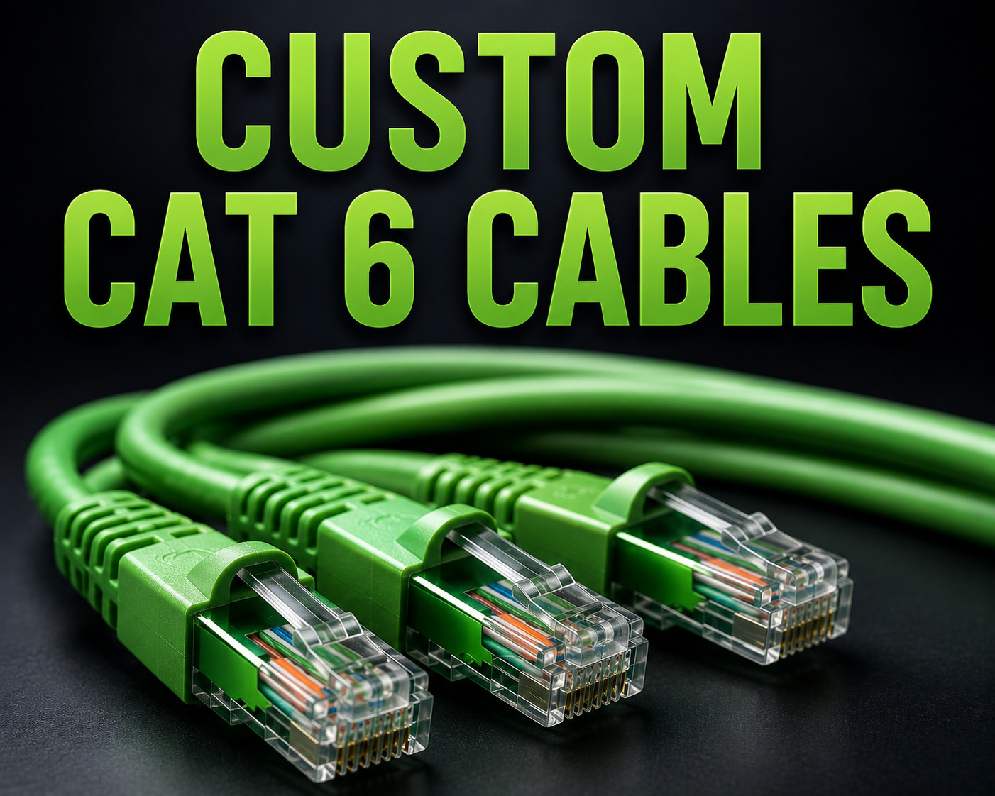 CAT6 Ethernet Patch Cable Cat 6 Patch Cord 7 ft feet (84″ INCH) (20-Pack) Green