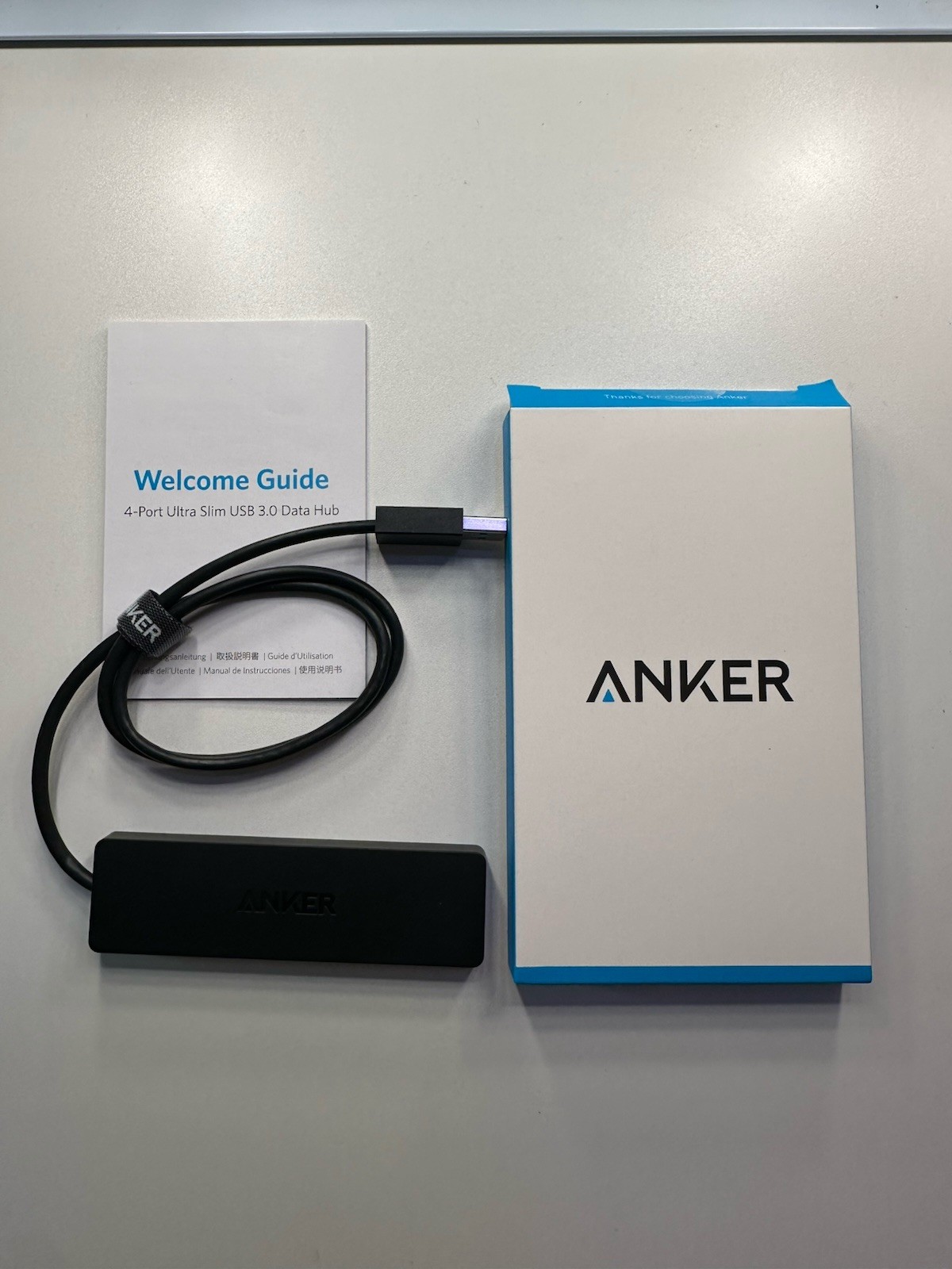 ANKER 4 Port Ultra Slim USB 3.0 Data Hub A7516