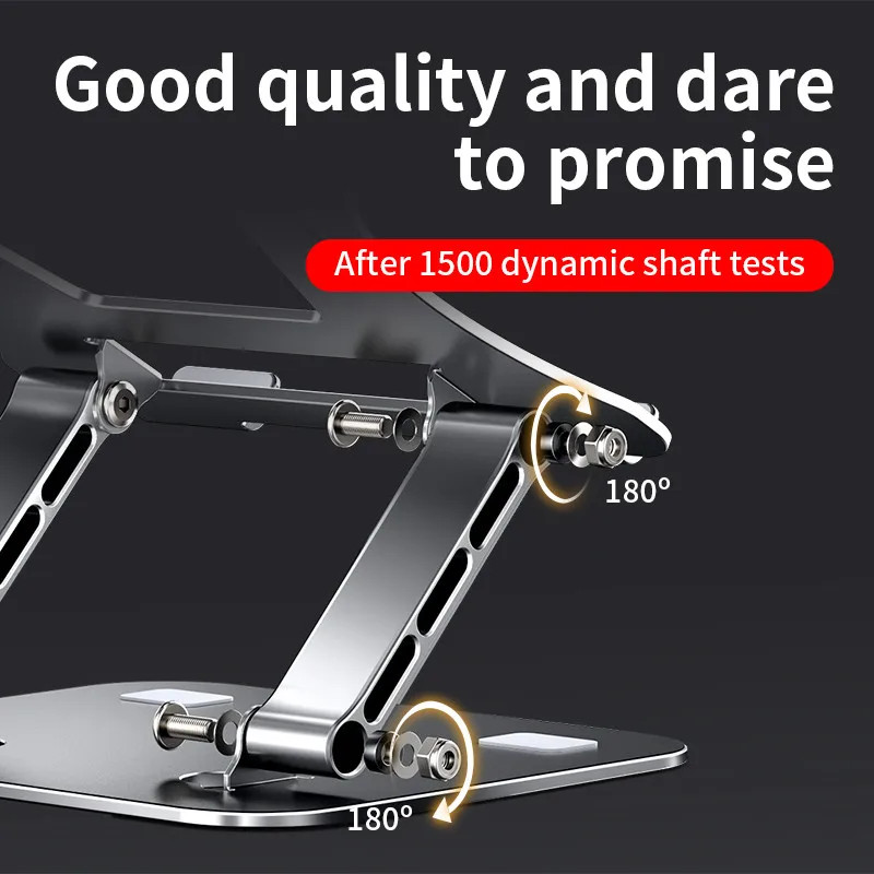 Phone Tablet Stand Adjustable Aluminum Alloy laptop Tablet up to 17 “Laptop Port