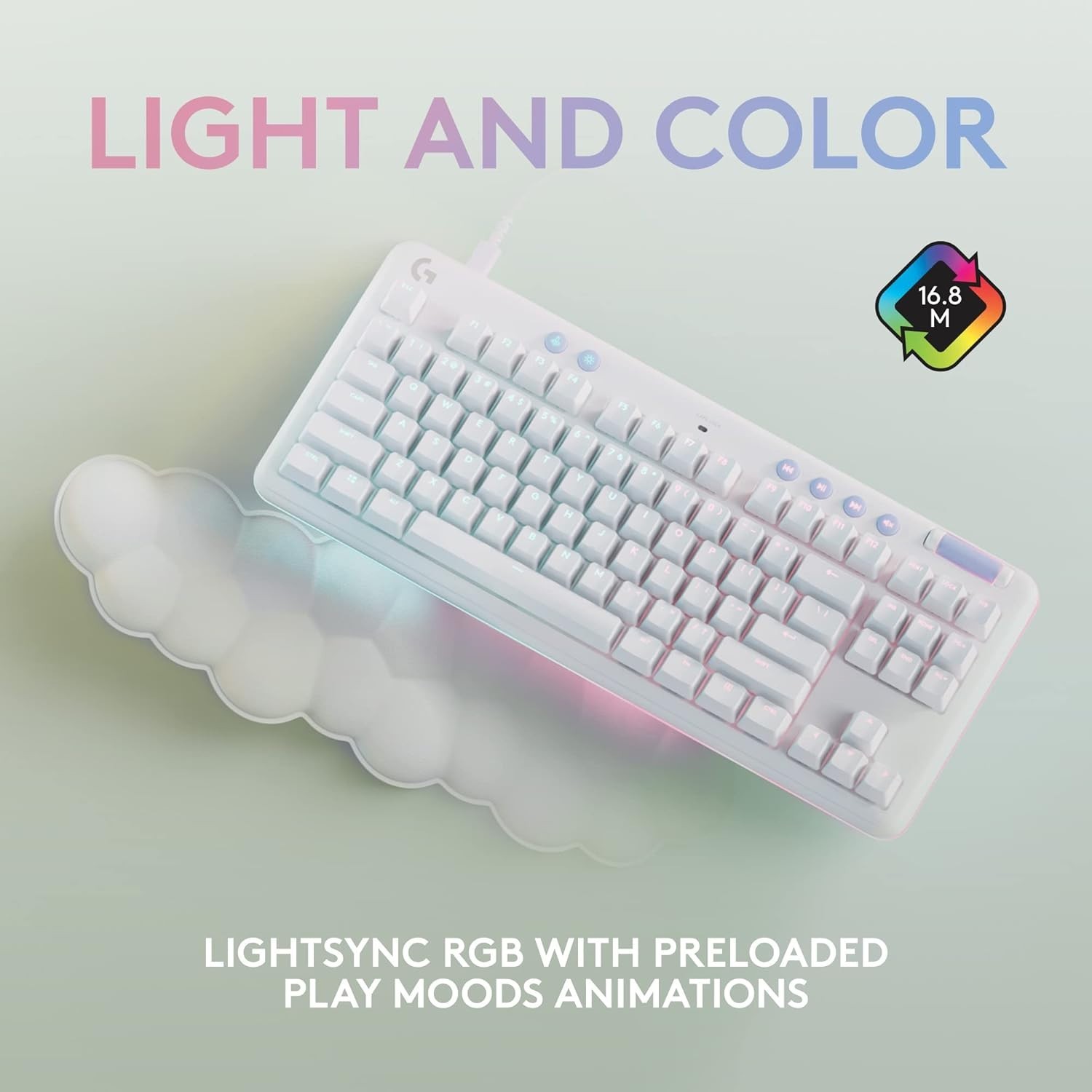 Logitech G713 Wired Gaming Keyboard with LIGHTSYNC RGB Lighting, Tactile Switch