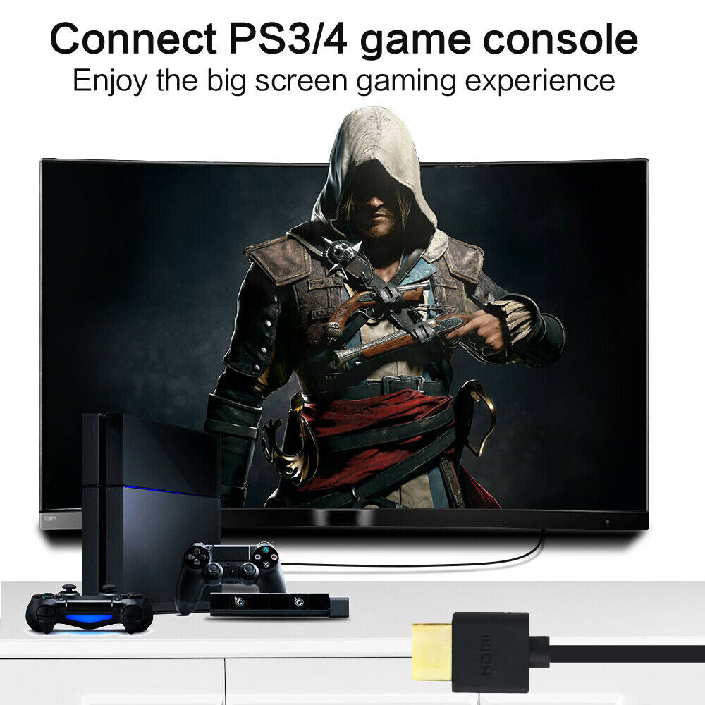 Ultra High Speed UHD HDMI v2.0 Cable 3D 2160P 4K X2K HDR Ethernet 18Gbps HDTV US
