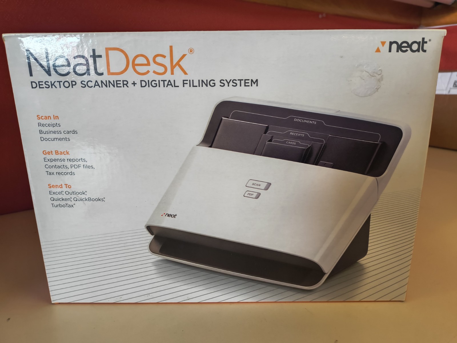 BRAND NEW NeatDesk Desktop Scanner & Digital Filing System