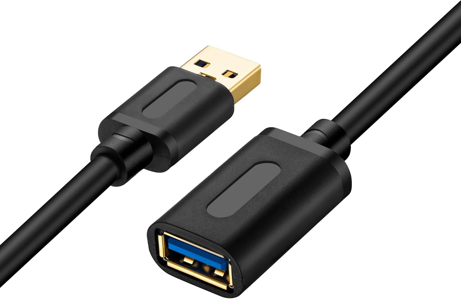 Tan QY USB 3.0 Extension Cable 25Ft, USB 3.0 High Speed Extender Cord Type a Mal