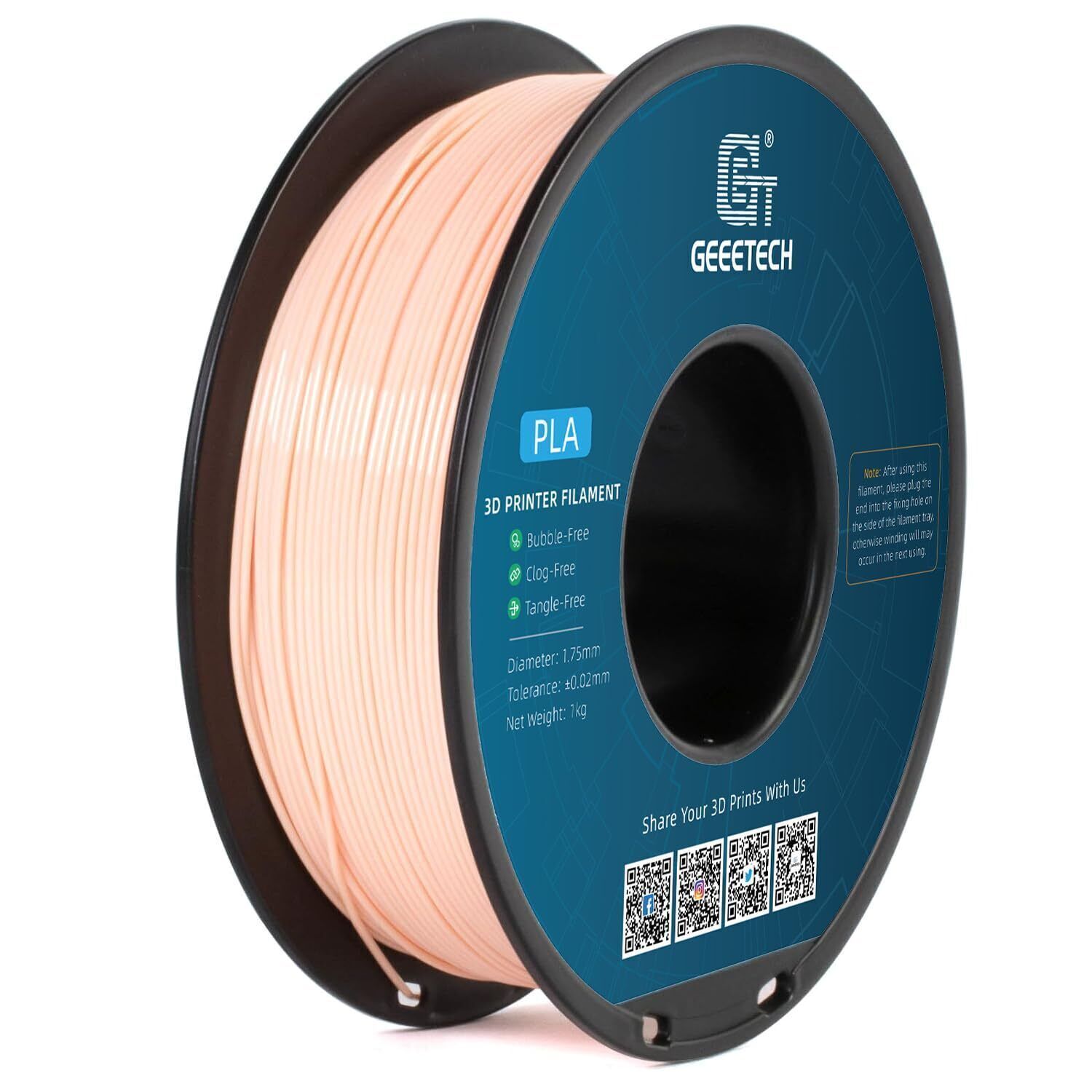 Hot SALE!GEEETECH 3D Printer multicolor Filament PLA/ABS+/PETG/TPU 1.75mm 1KG US