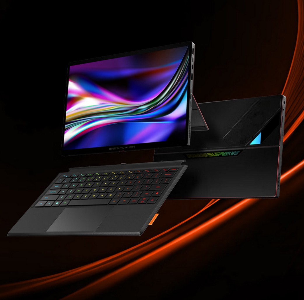 OneXPlayer Super X 14 in AMD AI MAX+ 395 Laptop + Tablet 2 in 1 Max. 128GB RAM