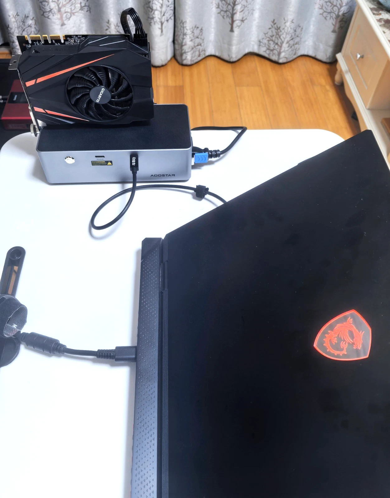 AG02 eGPU External Graphics Card Dock 800w Power thunderbolt 3/4 usb4 OCUlink
