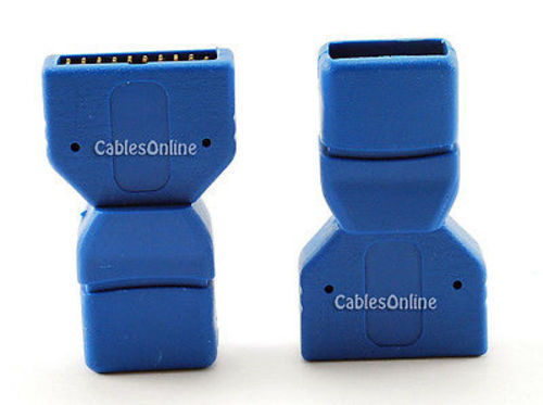 USB 3.0 A Female to 20-Pin Box Header Male Adapter, Gold Plated – GC-U23