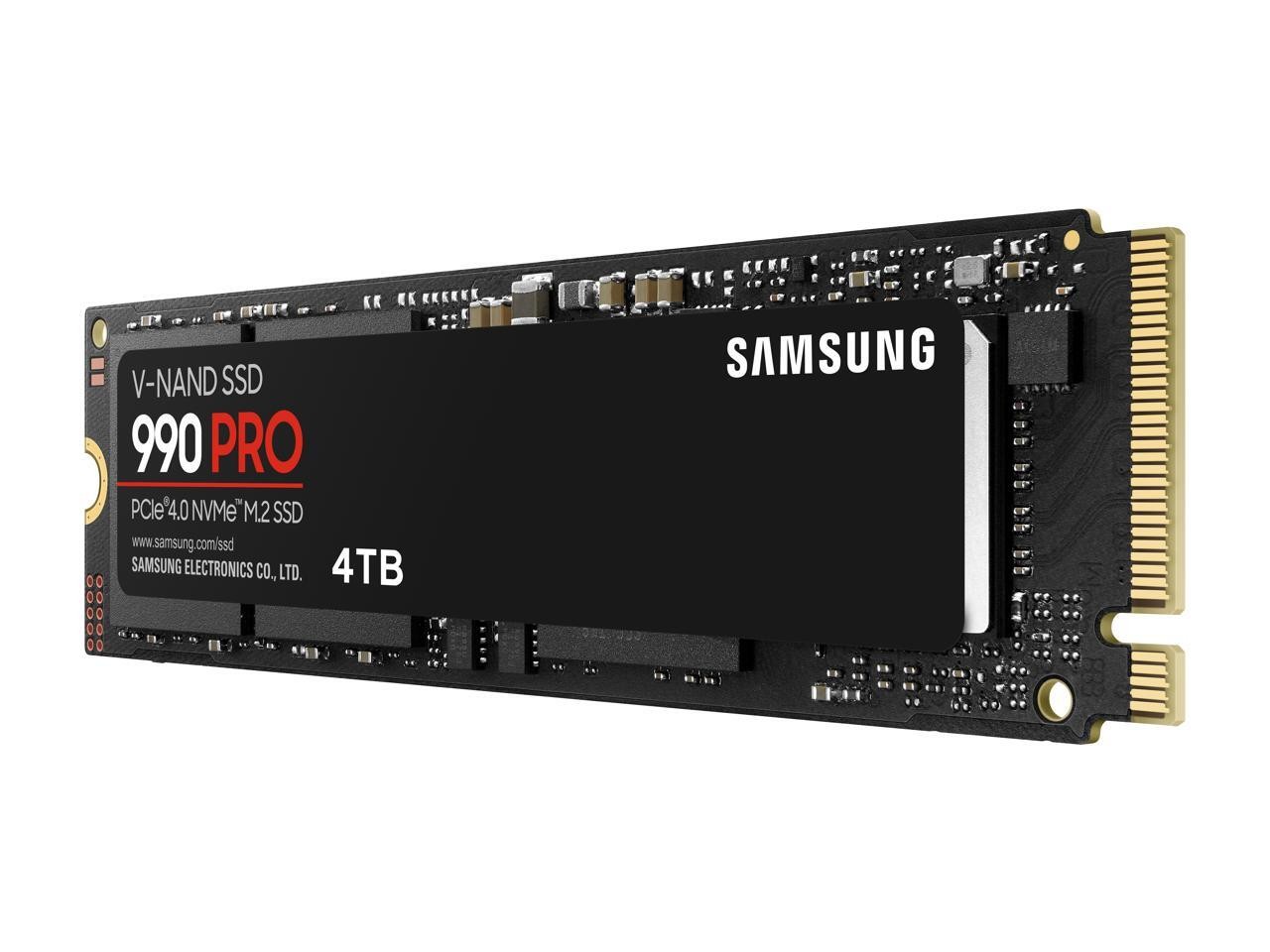 SAMSUNG 990 PRO M.2 2280 4TB PCI-Express Gen 4.0 x4, NVMe 2.0 V7 V-NAND 3bit MLC