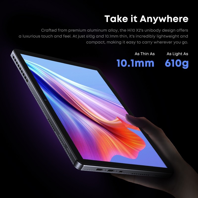CHUWI Hi10 X2 10.1″ Windows 11 Tablet Intel i3-10100Y up to 3.9GHz 8GB+256GB