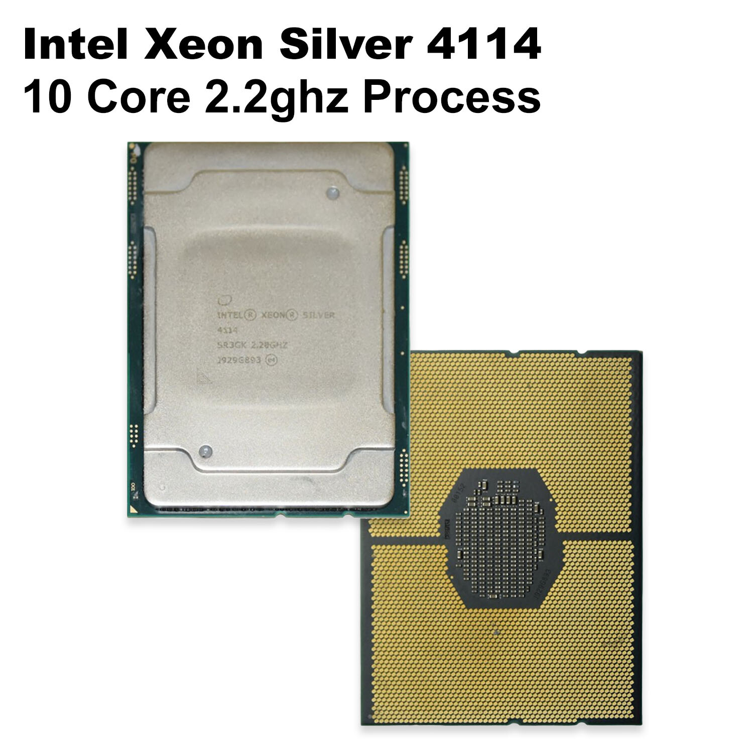 Lot Of 2 Intel Xeon Silver 4114 10-Core 2.2GHz CPUs 13.75MB L3 Cache SR3GK