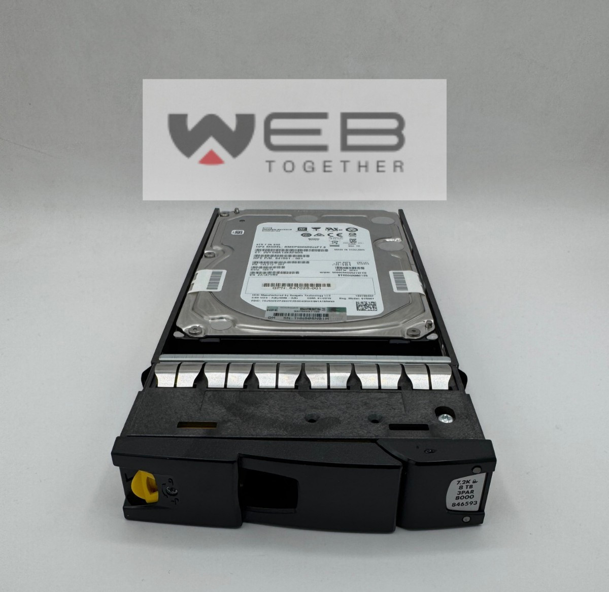 HPE 3PAR 8000 8TB SAS 7.2K LFF (3.5IN) FIPS P9B45B / 846593 GPN 847025-001