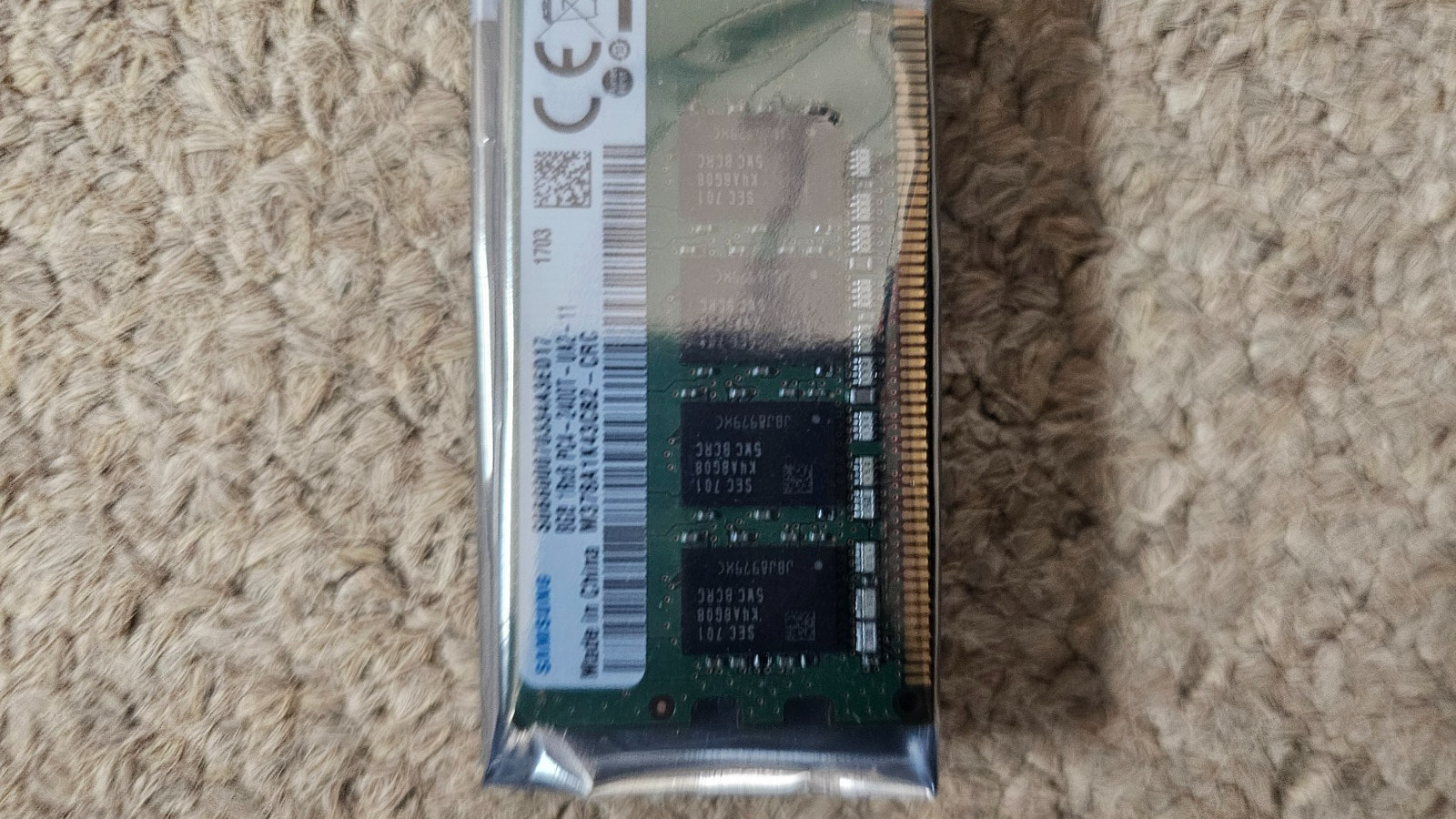 Samsung 96GB Total (12x8GB) DDR4-2400 PC4-2400T 1Rx8 M378A1K43CB2-CRC – TESTED