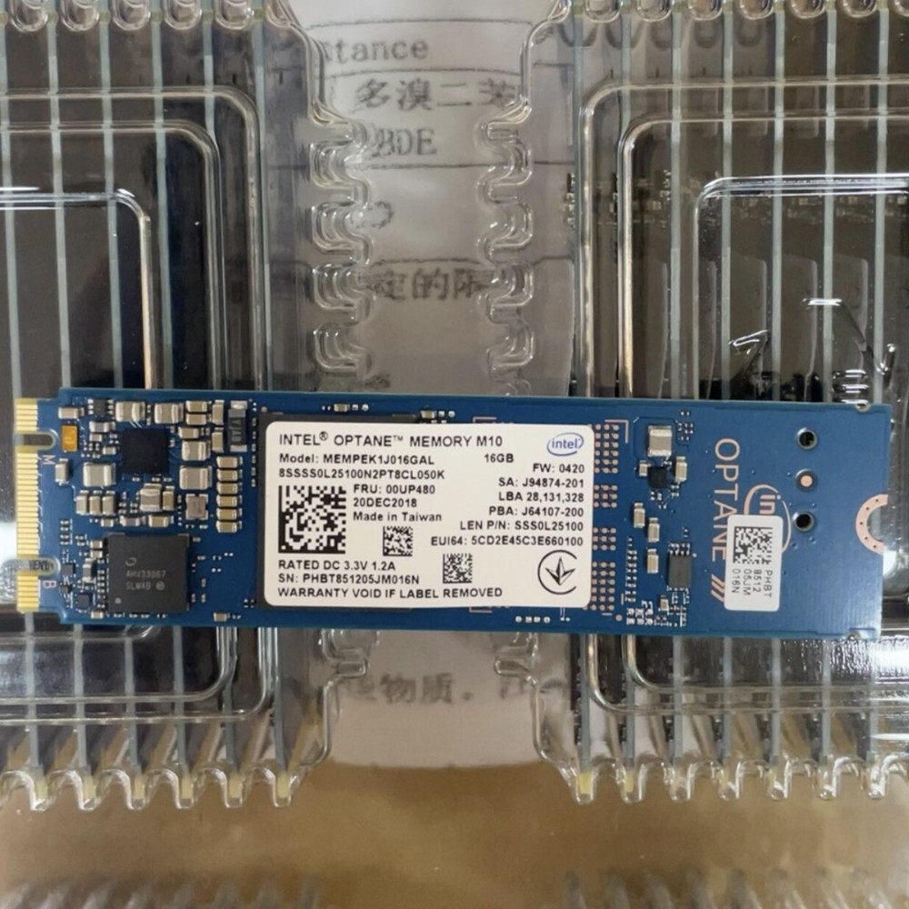 10x Intel Optane Memory M10 SSD M.2 2280 16GB MEMPEK1J016GA PCIe 3.0 Xpoint NVMe