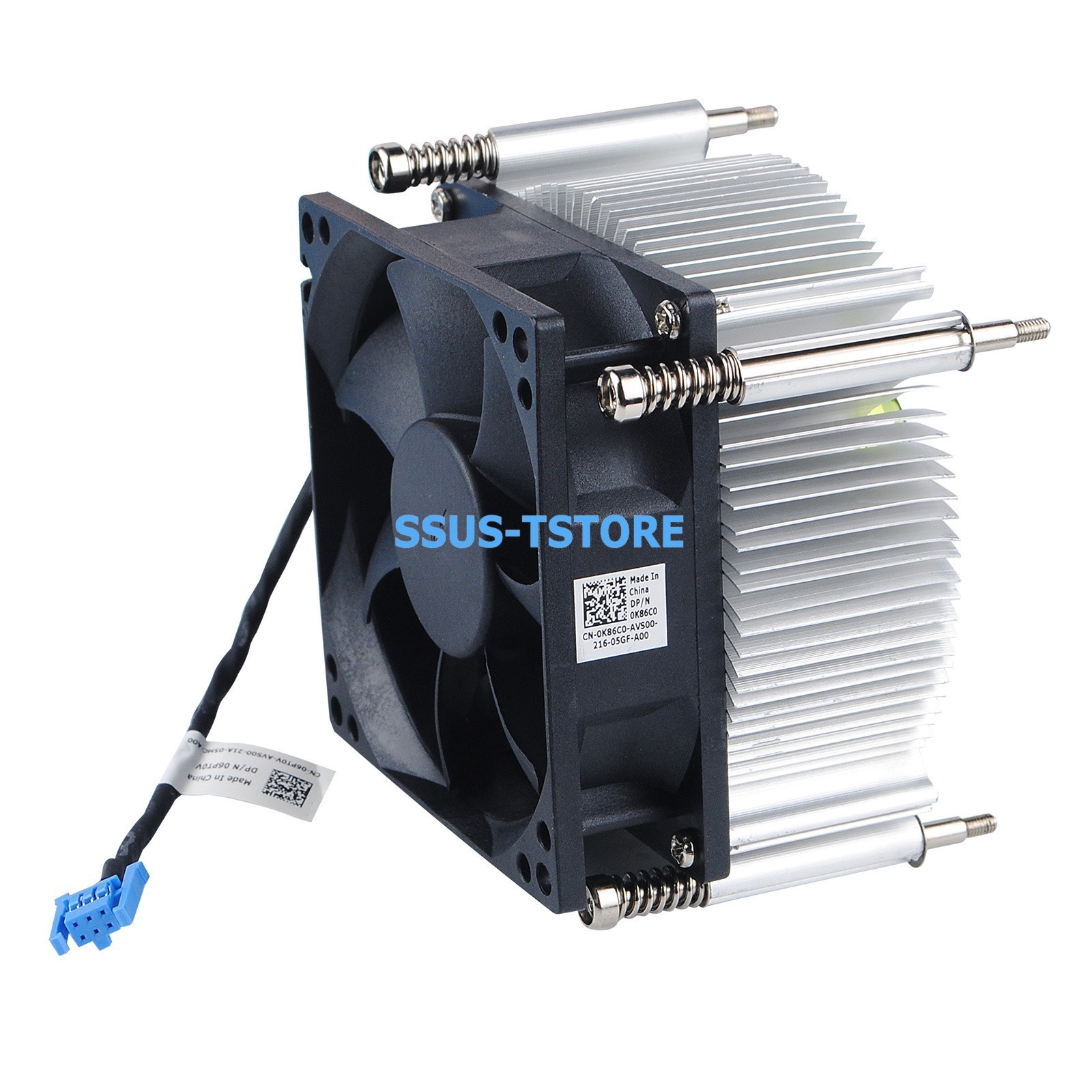 For Dell PowerEdge T140 T150 CPU Fan Heatsink 80W Air Cooling 6PT0V K86C0