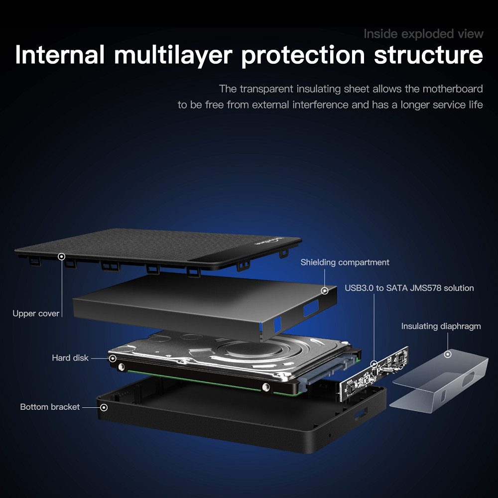 USB 3.0 Portable External Hard Drive Storage HDD 500GB 1TB For Xbox, PS4, PC, TV