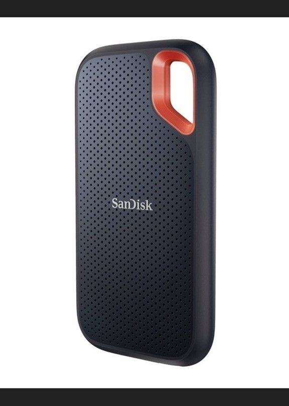SanDisk Extreme Portable SSD 1 TB External Solid State Drive, Black/Orange