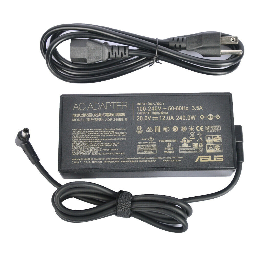 Genuine 240W Charger ASUS TUF Gaming A16 Advantage Edition FA617NS 6.0*3.7mm