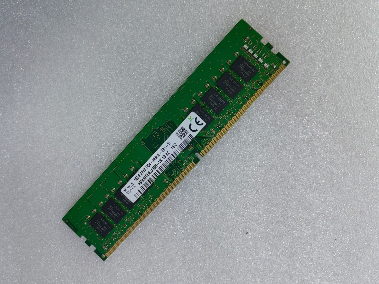 SK hynix 16GB DDR4 2666MHz Desktop RAM 2Rx8 PC4-2666V HMA82GU6JJR8N-VK DIMM 1.2v