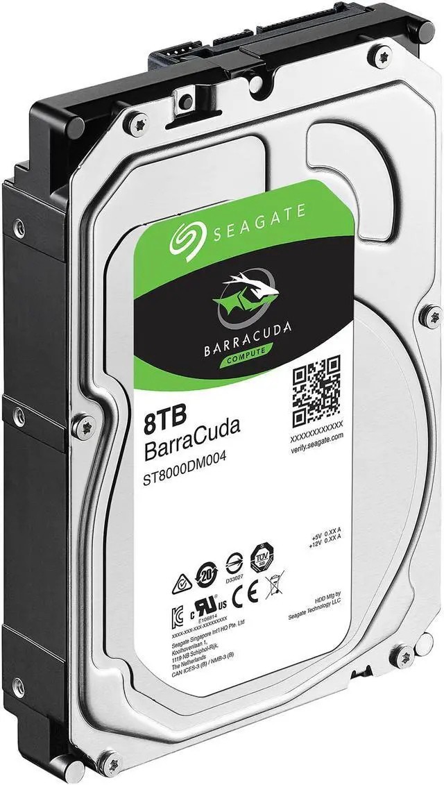Seagate Barracuda 8TB, Internal 3.5″ (ST8000DM004) Hard Drive [SEALED]