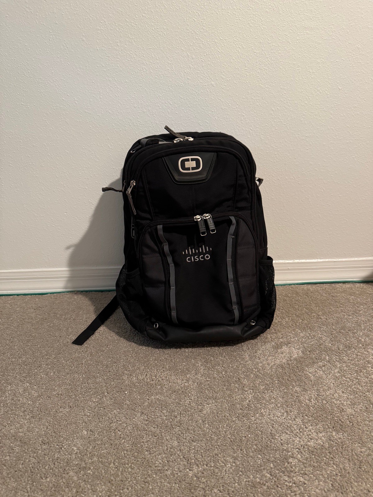 Ogio Cisco Systems Branded Laptop Backpack Many Compartments Great for Work