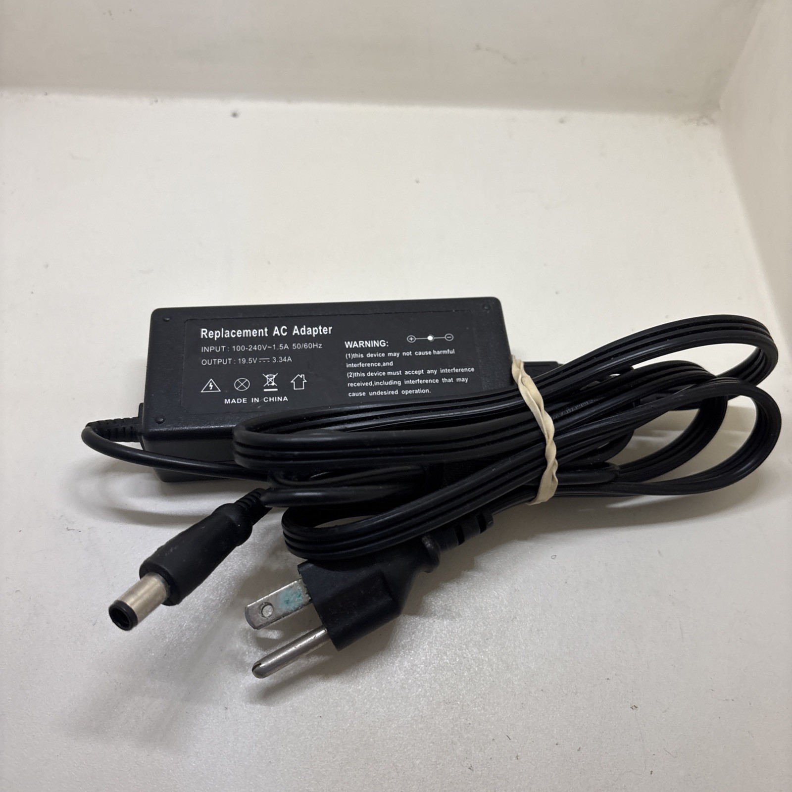 Replacement AC Adapter Charger 19.5V 3.34A Power Supply Laptop Charger