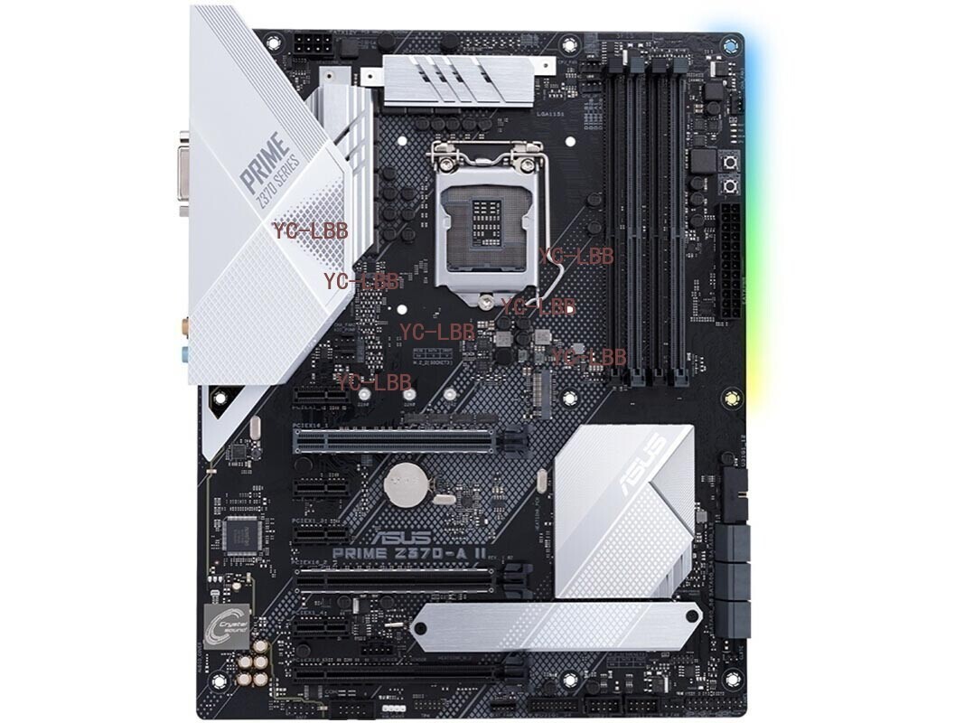 For ASUS PRIME Z370-A II motherboard LGA1151 DDR4 64G DP+HDMI+DVI ATX Tested ok