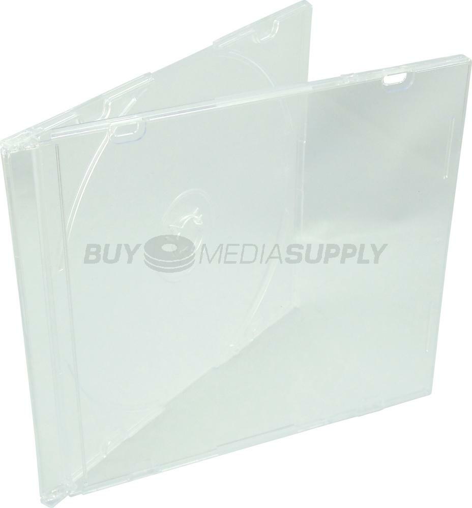 5.2mm Slimline Clear 1 Disc CD Jewel Case Lot