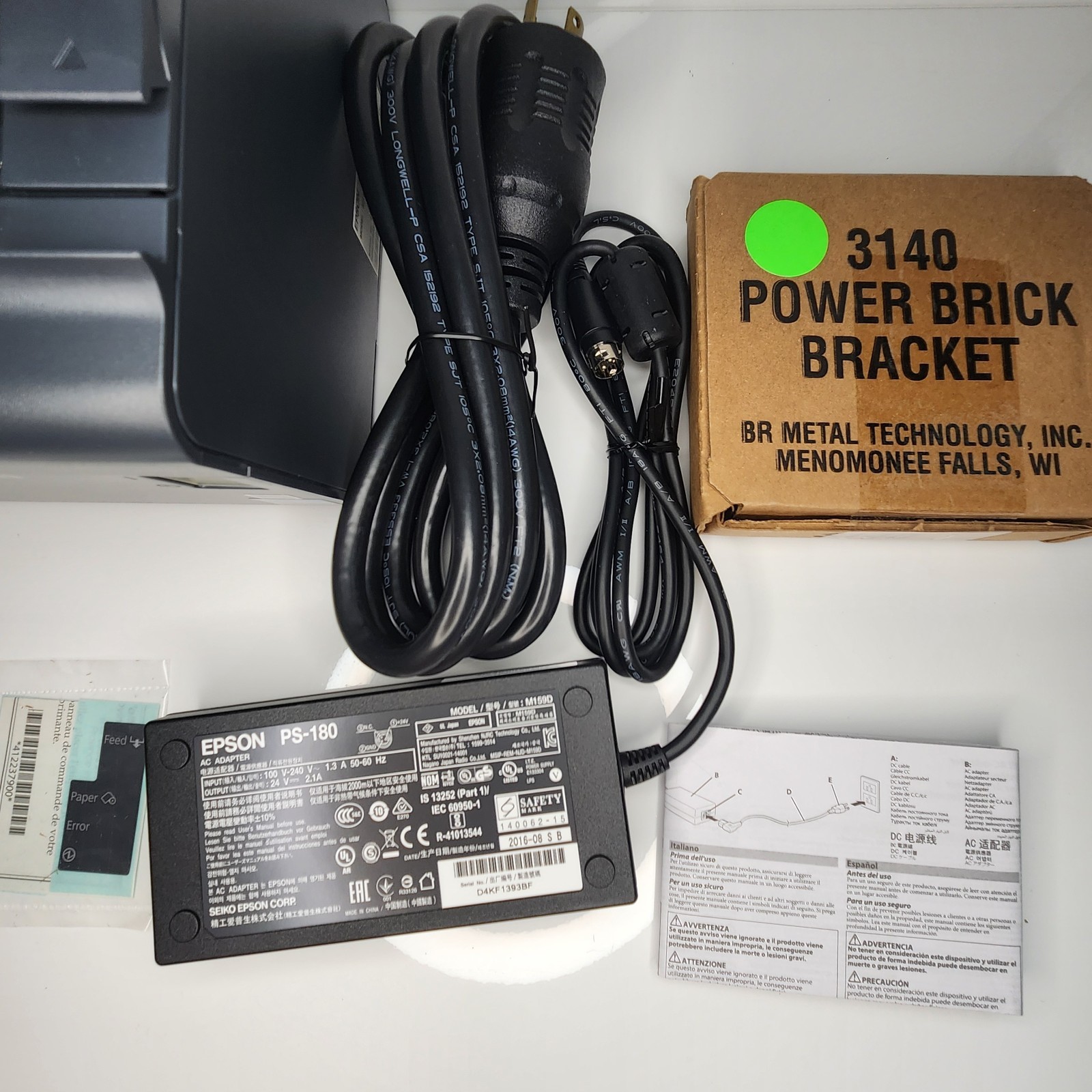 Epson TM-L90P Thermal Receipt Printer Sticky Compatible Model M313A Open Box