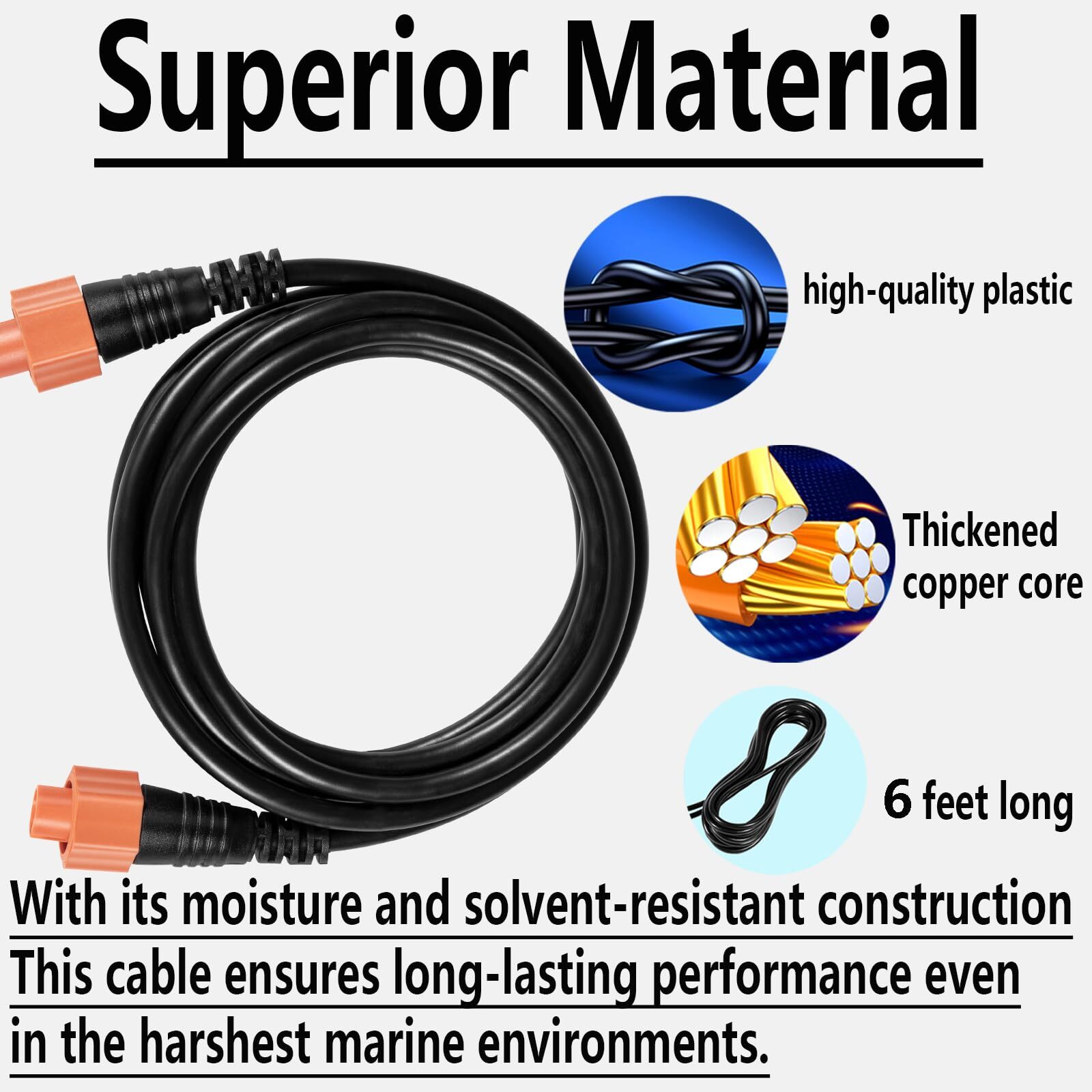 3005.6855 Replacement for Lowrance 6Ft/1.82M Ethernet Crossover Cable 6 Feet
