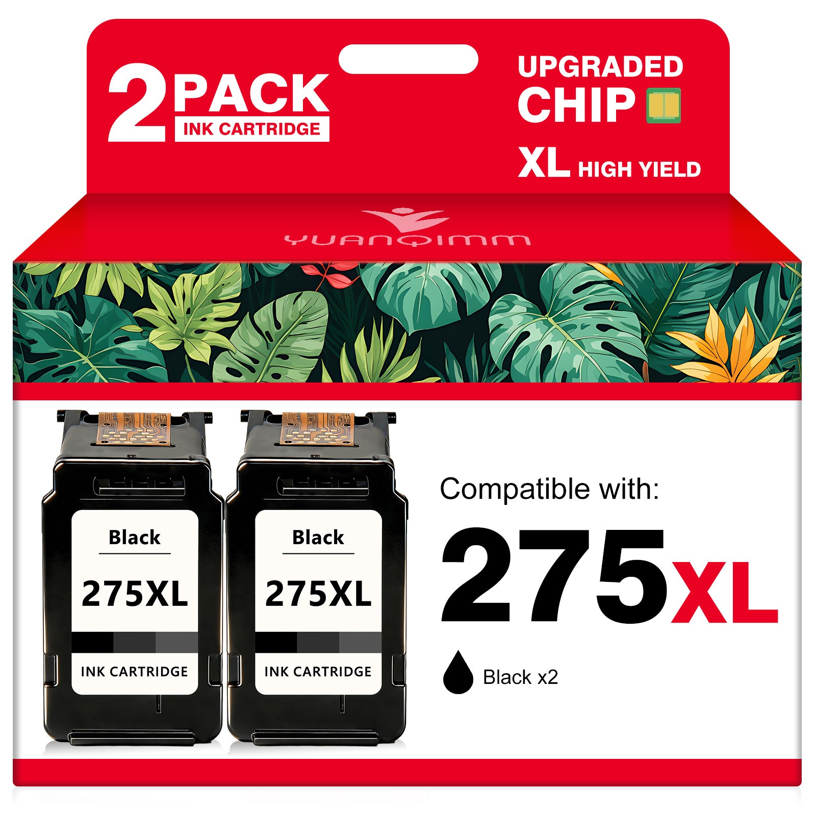 PG-275XL CL-276XL Ink Cartridges For Canon PIXMA TR4722 TS3520 TS3720 TS3522