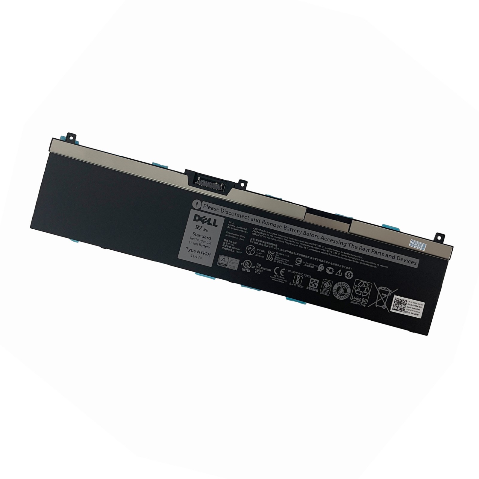 Genuine Laptop 97Wh NYFJH Battery For Dell Precision 7530 7730 7540 7740 6-CELL