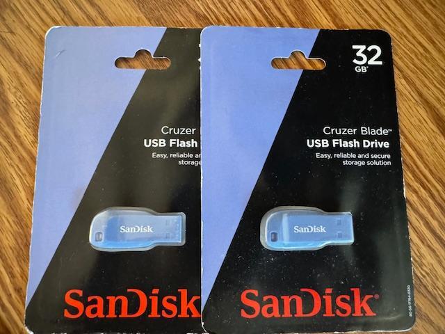 SanDisk Cruzer Blade 32GB USB 2.0 Flash Drive BUYER GET 2/ORDER PICK YOUR COLOR